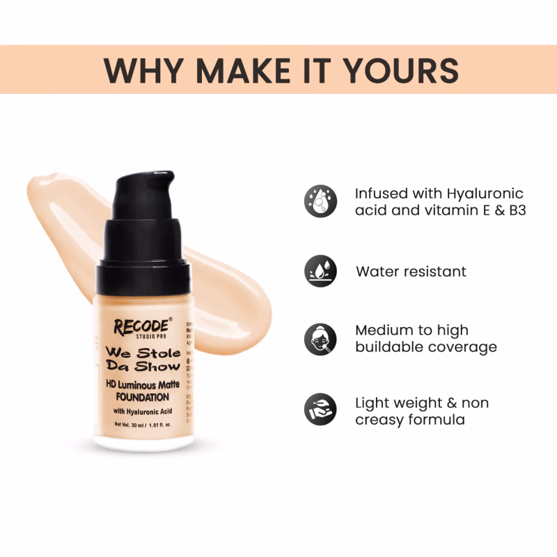 Recode - Alhind - HD Luminous Matte Foundation