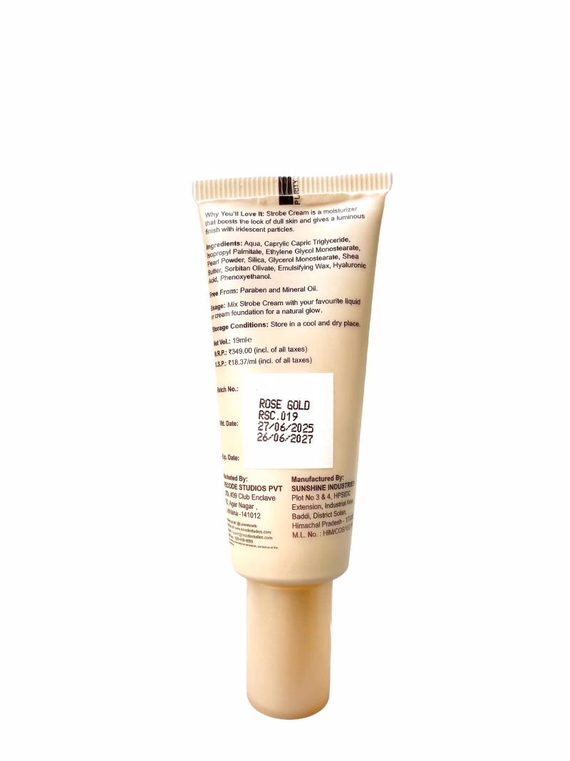 Recode - Rose Gold-Strobe Cream-with Hyaluronic Acid Extract