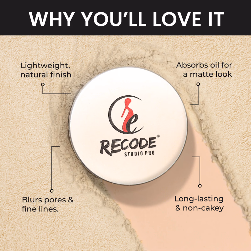 Recode - Translucent Powder - Ace Of Base - Set & Forget Fine Matte Setting