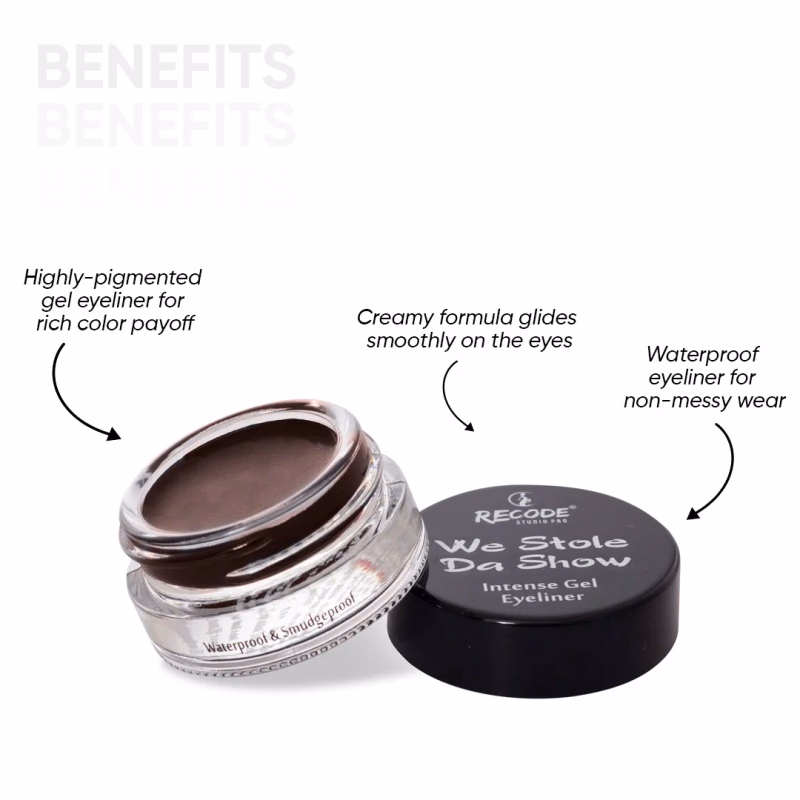 Recode - Coffee Brown - Intense Gel Eyeliner