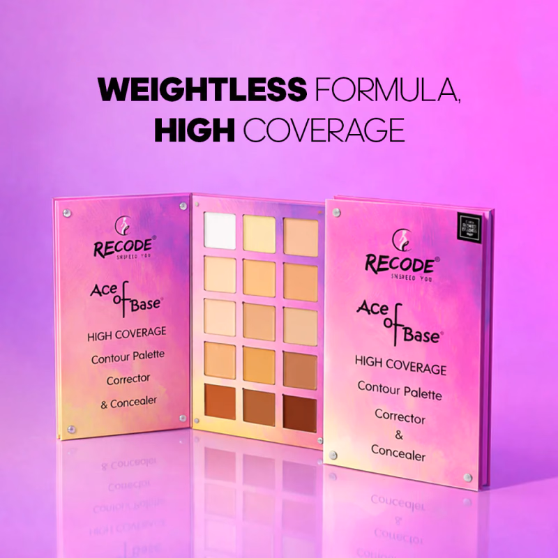 Recode - Ace of Base - Beauty Concealer, Colour Corrector & Contour Palette