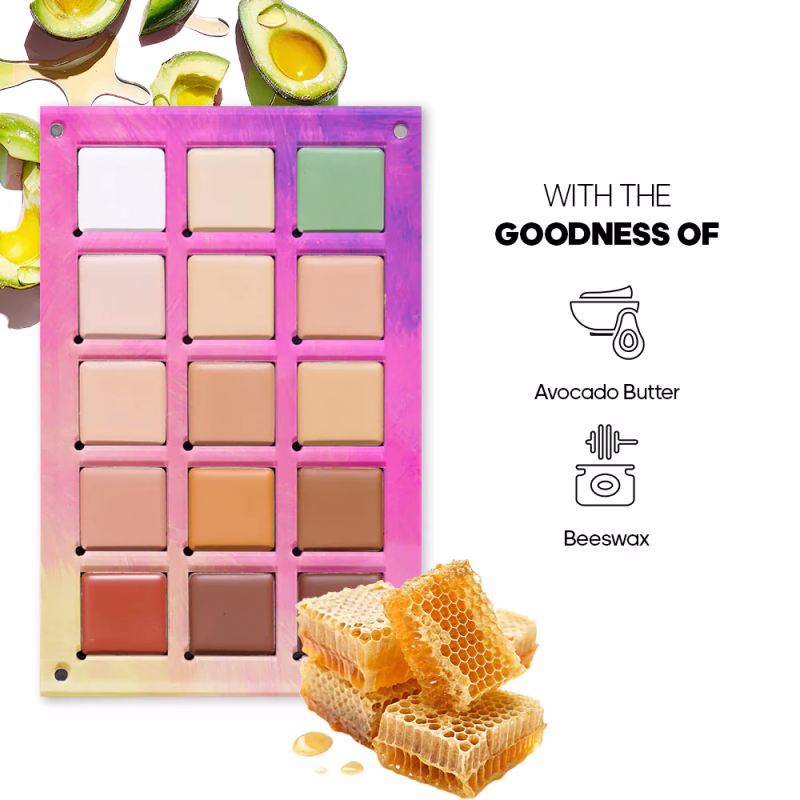 Recode - Ace of Base - Beauty Concealer, Colour Corrector & Contour Palette