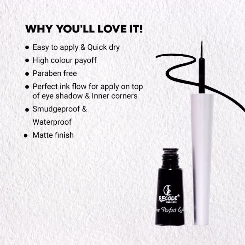 Recode - Matte Black - Studios Liquid Coloured Eyeliner