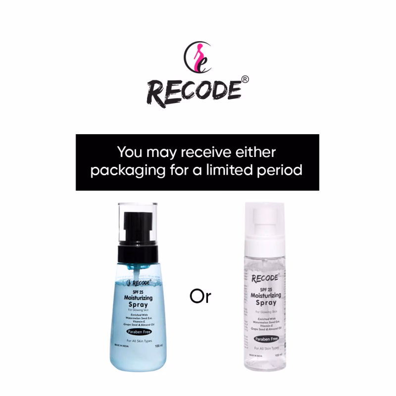 Recode - Hydrating Moisturizing for Glowing Skin - SPF 25 Lotion Spray