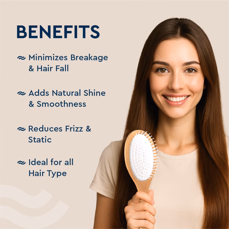 Gubb - Wooden Hues - Oval Hair Brush