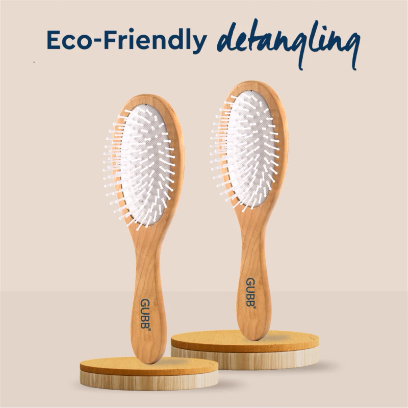 Gubb - Wooden Hues - Oval Broad Hair Brush