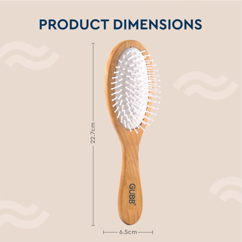 Gubb - Wooden Hues - Oval Broad Hair Brush