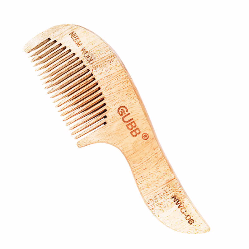 Gubb - Neem - Wood Comb With Small Handle