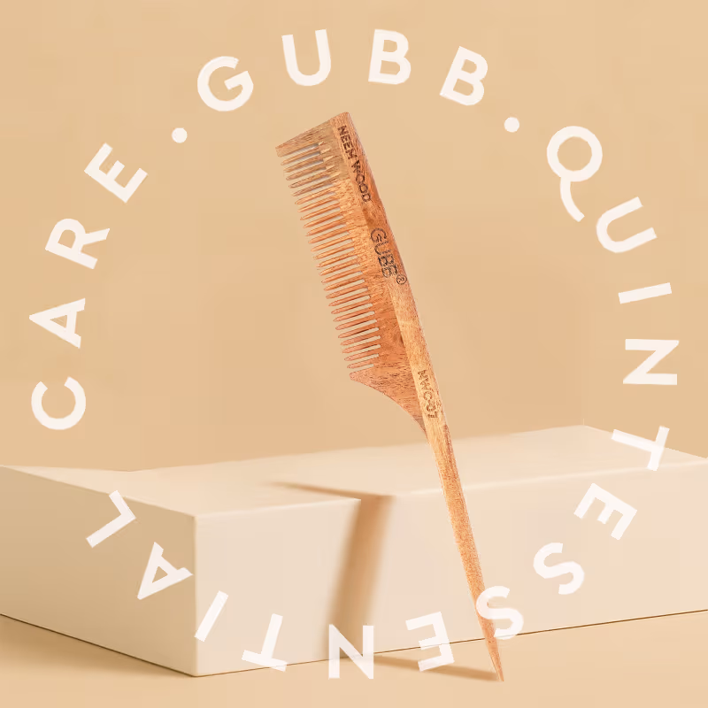 Gubb - Neem - Tail Wood Comb