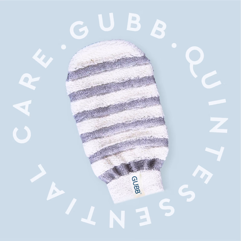 Gubb - Exfoliating Bath Mitt-For Dead Skin Removal, (Dual-Sided)