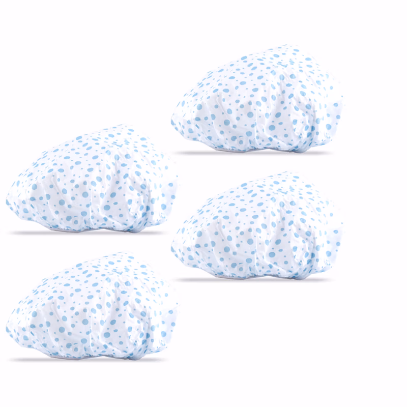 Gubb - Shower Cap Disposable-4 Caps Each (Pack Of 2)