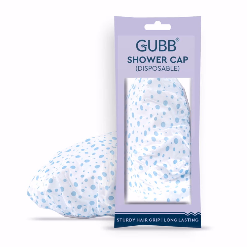 Gubb - Shower Cap Disposable-4 Caps Each (Pack Of 2)
