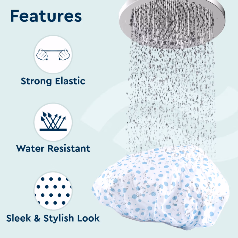 Gubb - Shower Cap Disposable-4 Caps Each (Pack Of 2)