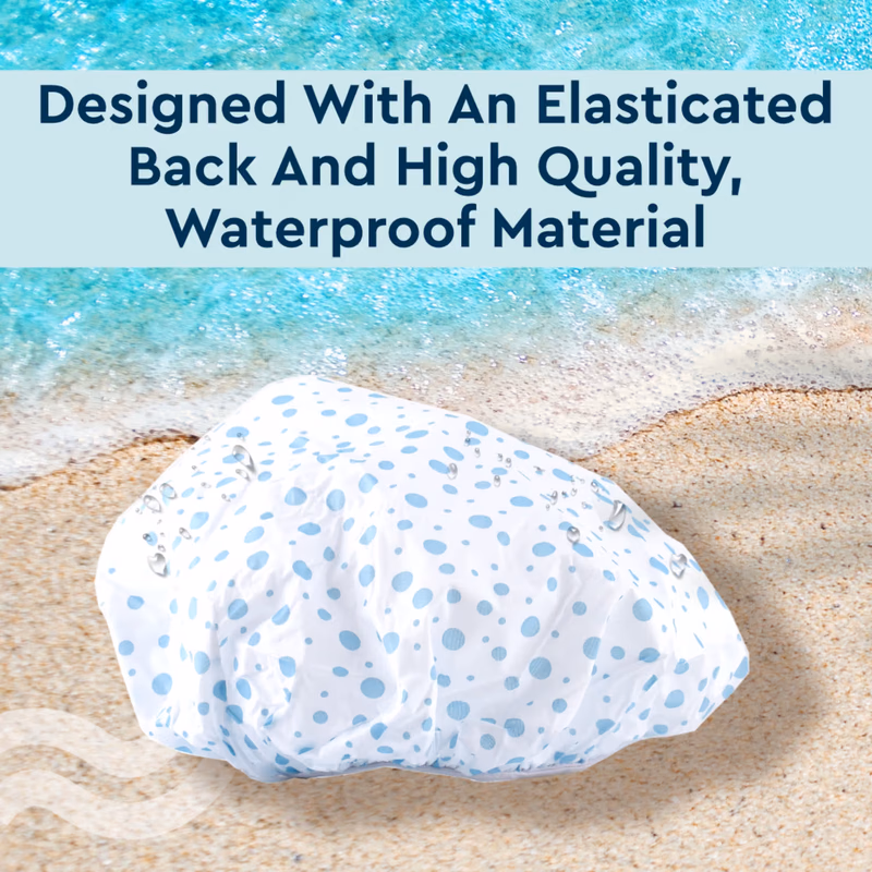 Gubb - Shower Cap Disposable-4 Caps Each (Pack Of 2)