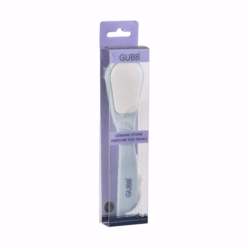 Gubb - Dual Ceramic Stone Pedicure-Tool Foot File- Remove Callus,