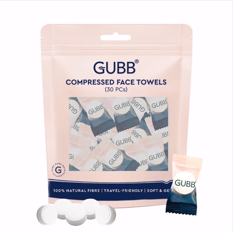 Gubb - Travel Magic - Compressed Disposable Towel Cloth Wipes