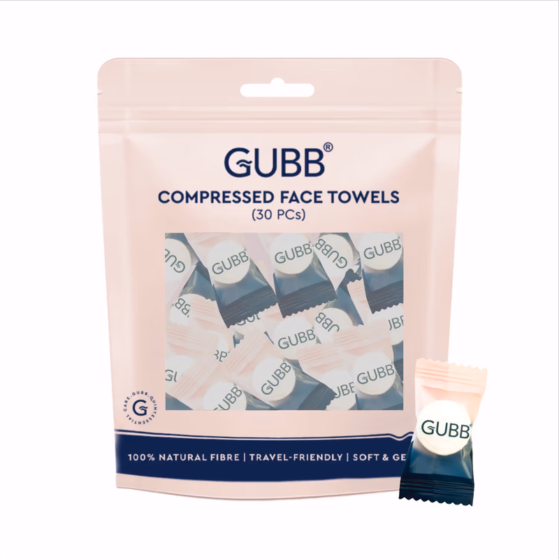 Gubb - Travel Magic - Compressed Disposable Towel Cloth Wipes