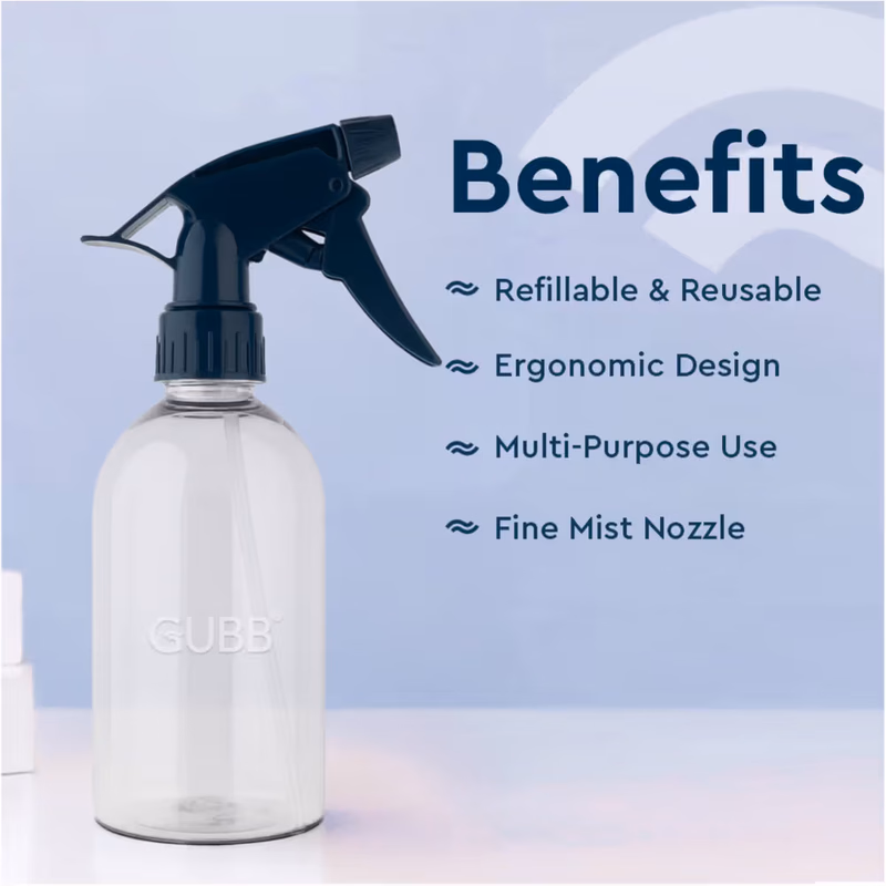 Gubb - Hair Spray Bottle - Empty For Hair Salon & Home