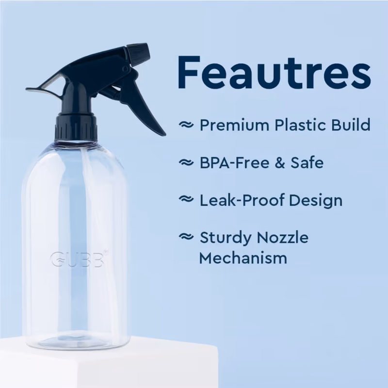 Gubb - Hair Spray Bottle - Empty For Hair Salon & Home