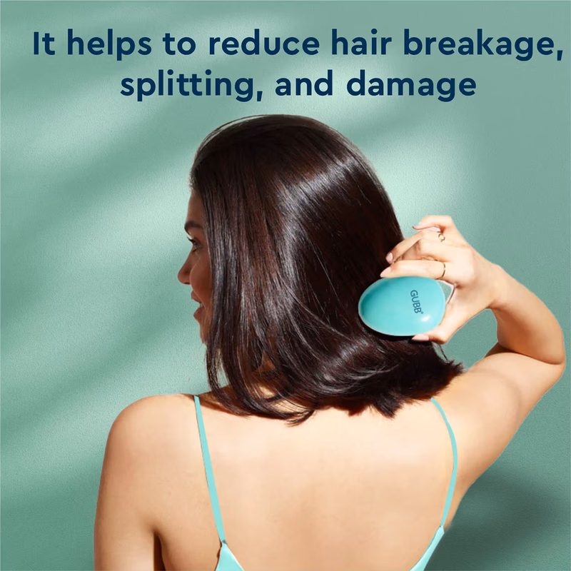 Gubb - Tangle Eraser Detangling Brush, - Reduces Hair Breakage & Damage,Scottish Range