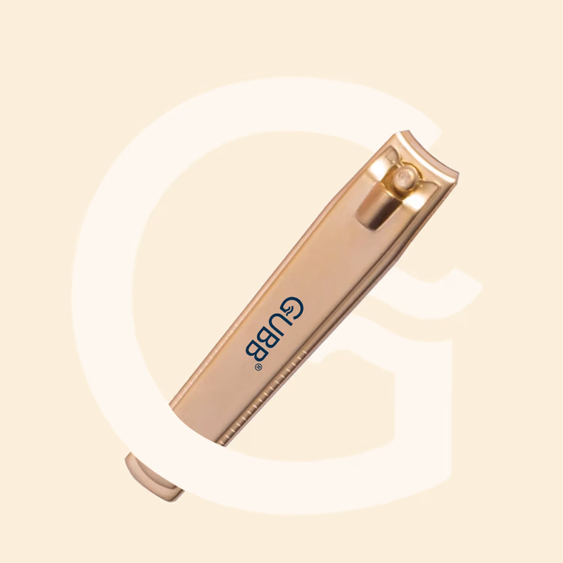 Gubb - Nail Clipper For Men & Women - Fits naturally, Cuts precisely, Easy to hold - Golden