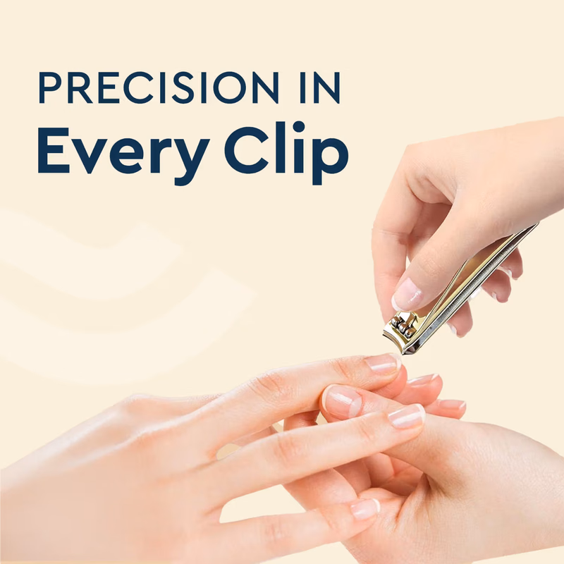 Gubb - Nail Clipper For Men & Women - Fits naturally, Cuts precisely, Easy to hold - Golden