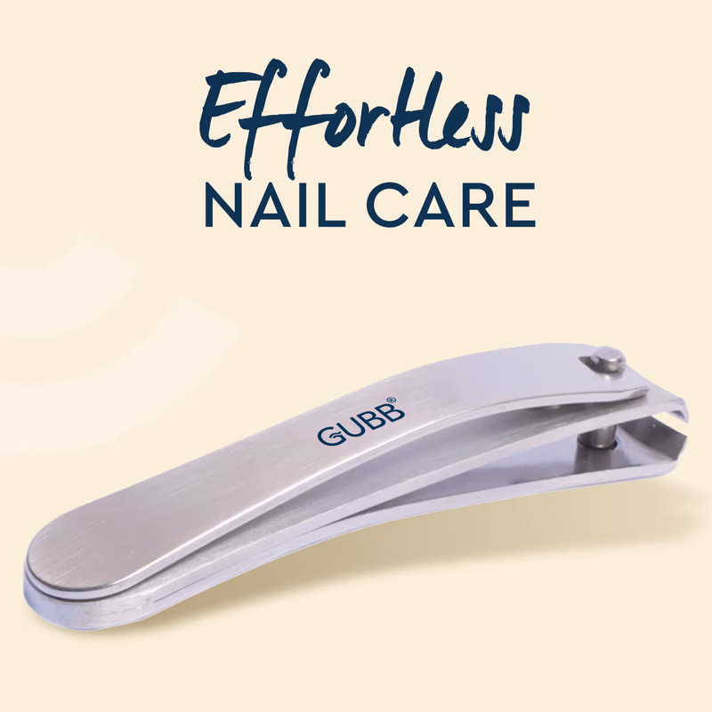 Gubb - Curved Nail Clipper - For Men & Women, - Stainless Steel Nail Cutter