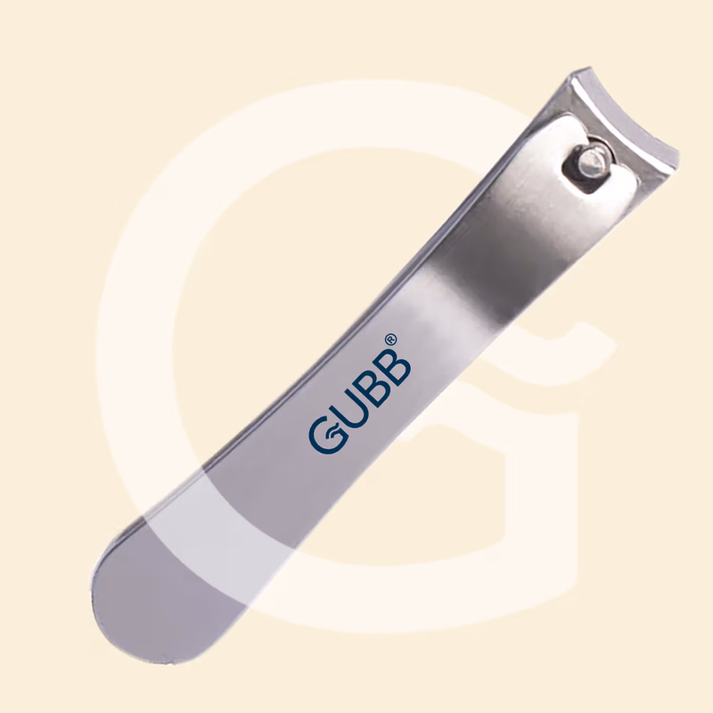 Gubb - Curved Nail Clipper - For Men & Women, - Stainless Steel Nail Cutter