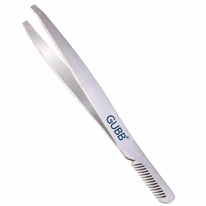 Gubb - Dual Function Tweezer - With Brow Comb
