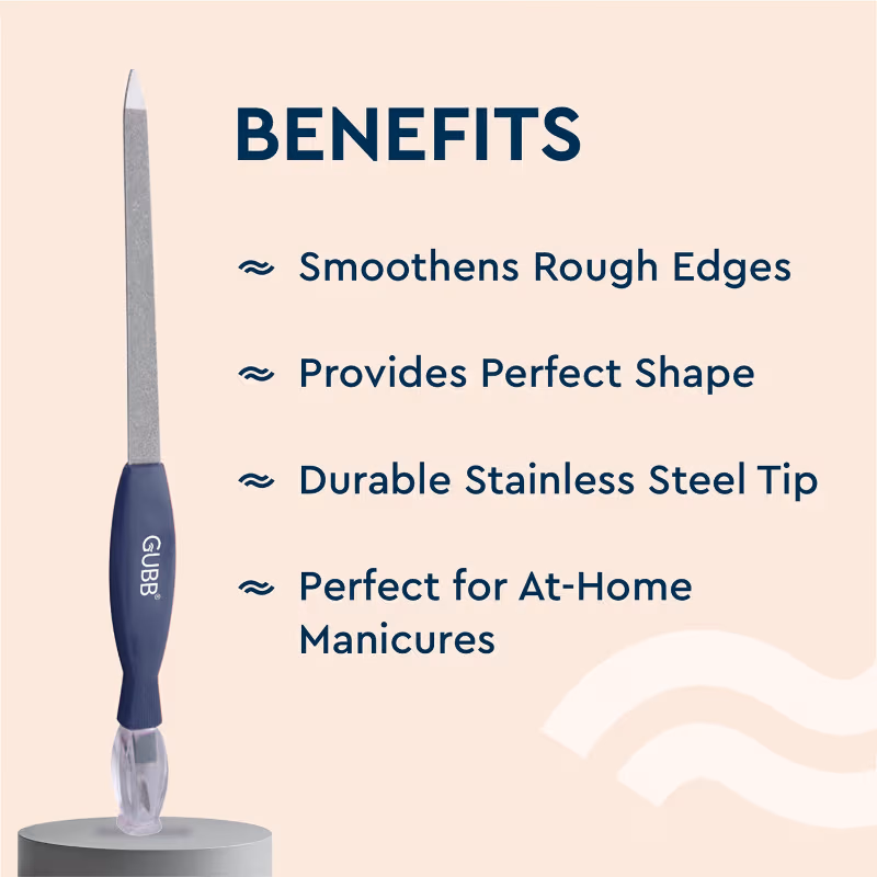 Gubb - Cuticle Trimmer - Nail File Manicure Tool - 2 In 1