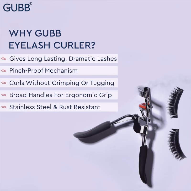 Gubb - Eyelash Curler - Eye Makeup Tool-Black