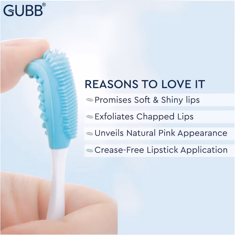 Gubb - Lip Scrubber - For Plump And Healthy Lips - Dual Sided Benefits, Promises Soft & Shiny Lips