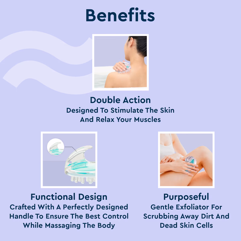 Gubb - Body & Bath Massage - Brush For Relaxation & Improving Blood Circulation