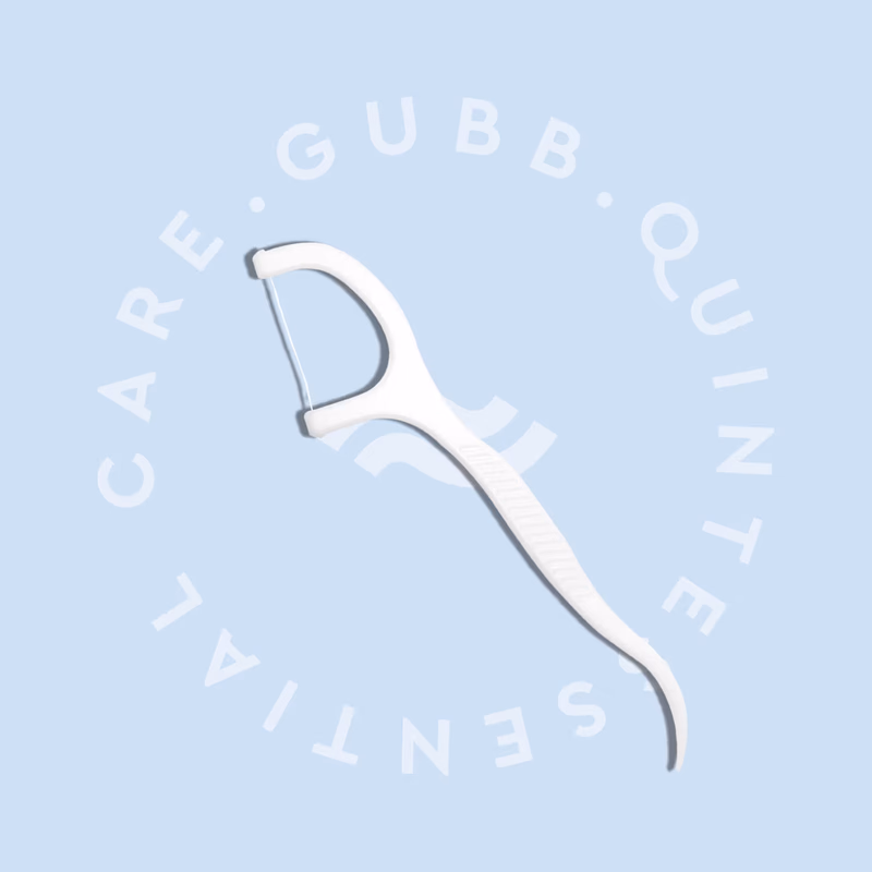 Gubb - Dental Floss Toothpicks - Oral Hygiene Essential with Extra Strong Thread
