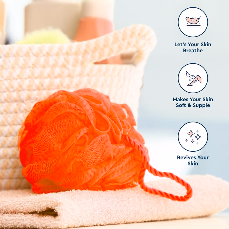 Gubb - Plastic Bath Sponge - Round Loose Loofah