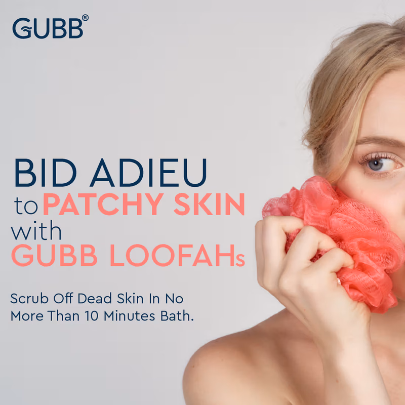 Gubb - Plastic Bath Sponge - Round Loose Loofah-