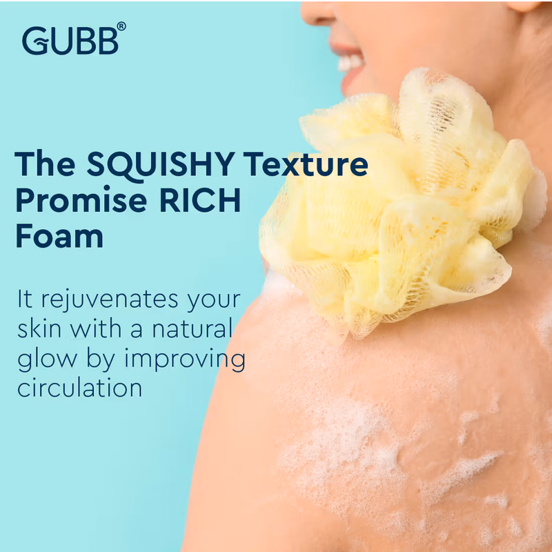 Gubb - Plastic Bath Sponge - Round Loose Loofah-