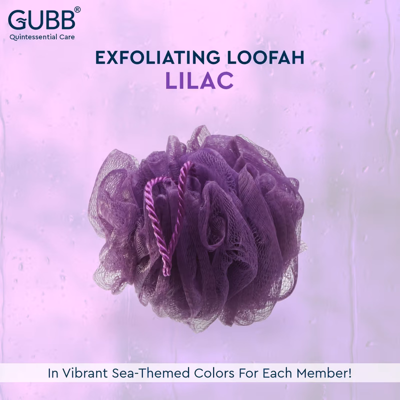 Gubb - Plastic Bath Sponge - Round Loose Loofah-