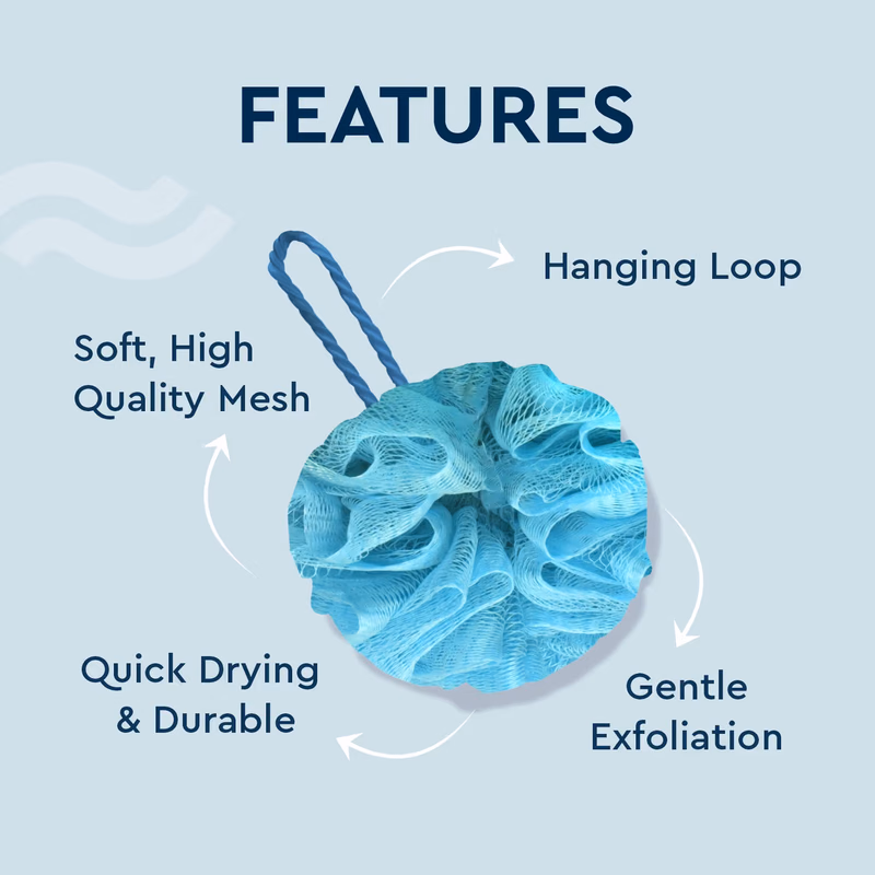 Gubb - Exfoliating Bath Sponge  - Round Loose Loofah