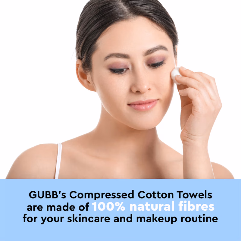 Gubb - Cotton Balls - Hypoallergenic 100% White  For Face Cleansing & Makeup Removal