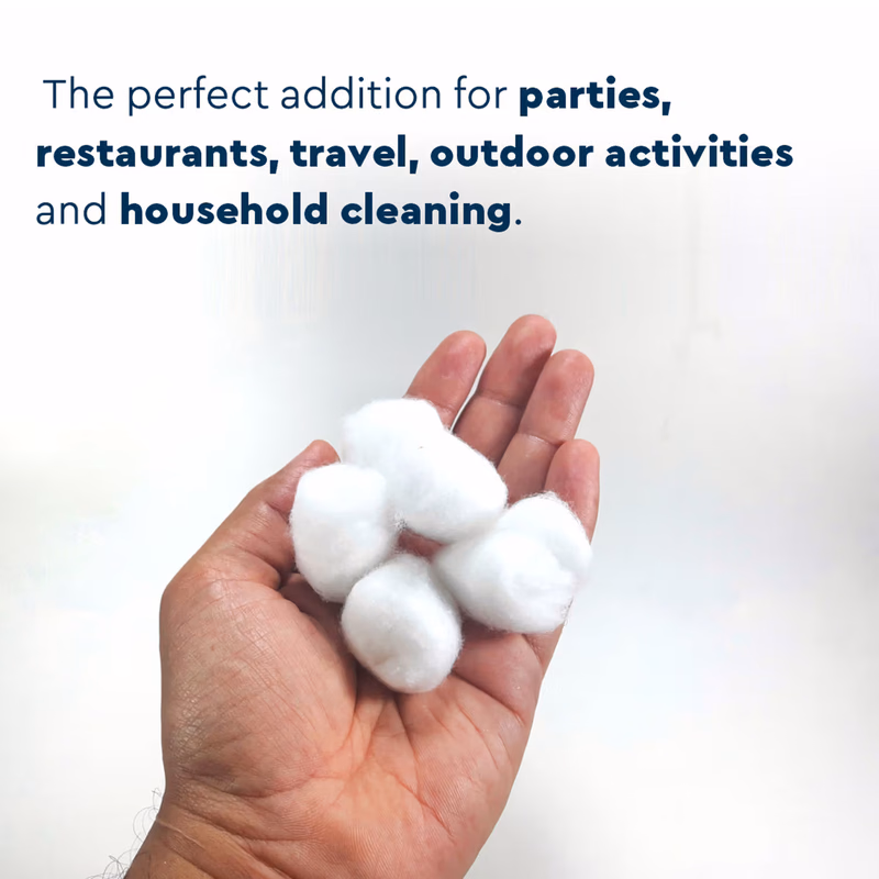 Gubb - Cotton Balls - Hypoallergenic 100% White  For Face Cleansing & Makeup Removal