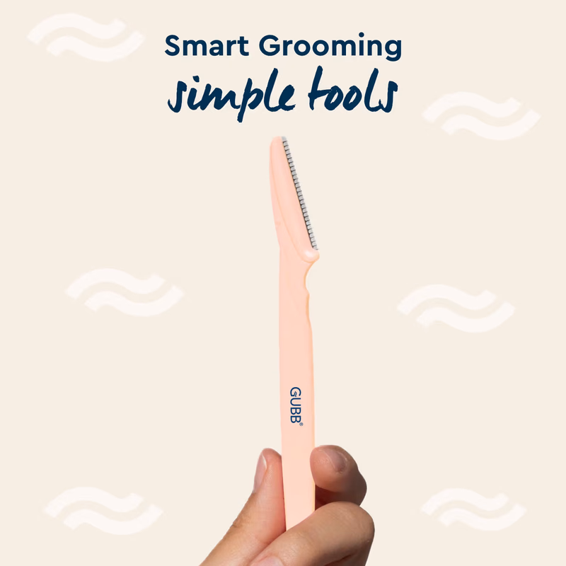 Gubb - Face & Eyebrow Razor - Can Be Used On Upper Lips, Chin, Peach Fuzz,