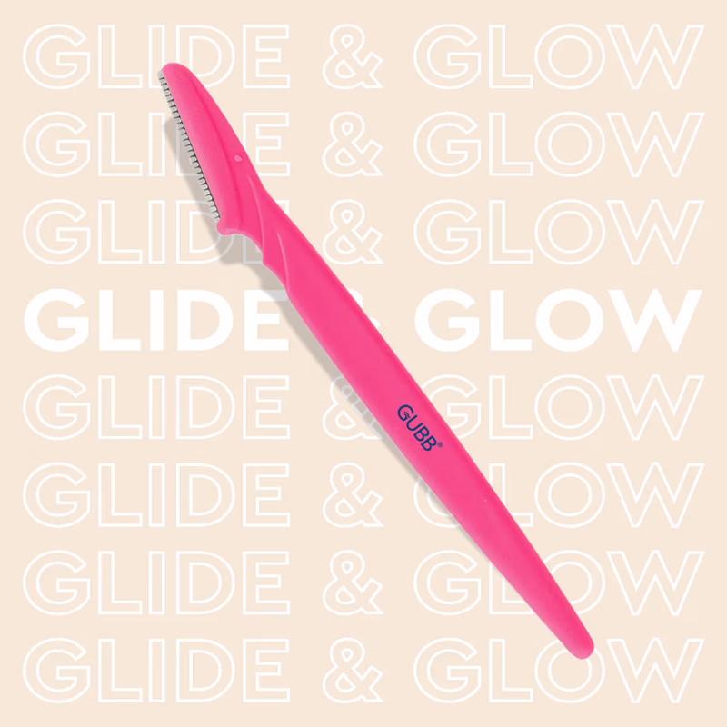 Gubb - Face & Eyebrow Razor - Can Be Used On Upper Lips, Chin, Peach Fuzz,