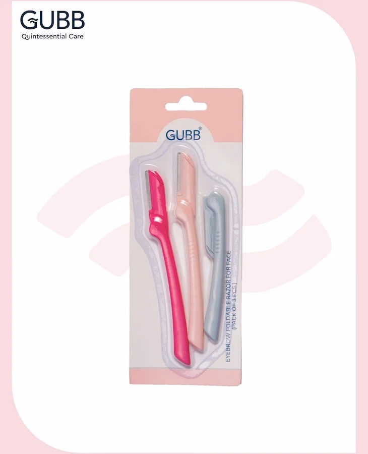 Gubb - Foldable Eyebrow - Facial Hair Remover Razor