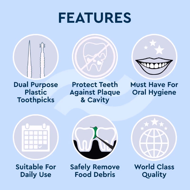 Gubb - Dental Tooth Picks - Sticks Plastic