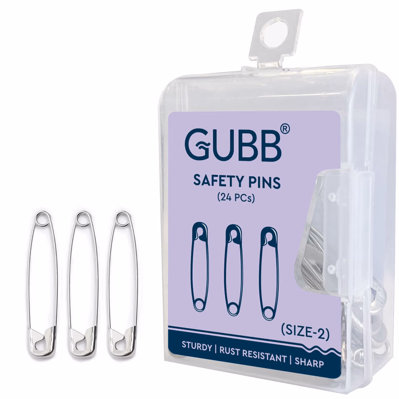 Gubb - Safety Pins For Clothes - Size-2