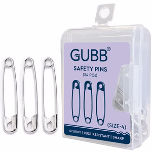 Gubb - Safety Pins For Clothes - Size-4