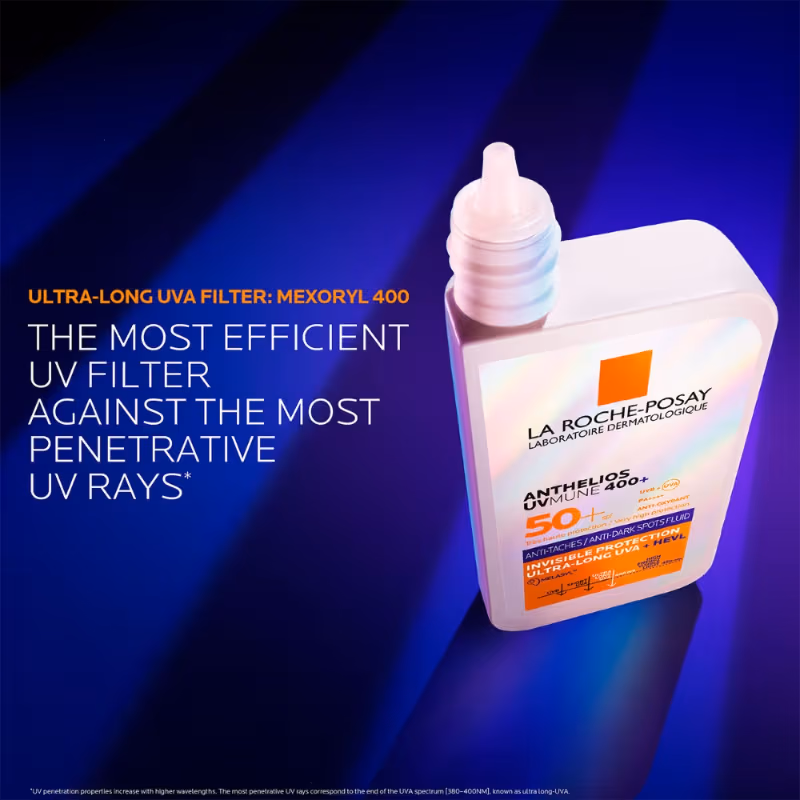 La Roche-Posay - Anthelios UVMUNE400 - Anti-Dark Spot Fluid SPF50+ Sunscreen with Melasyl for pigmented skin