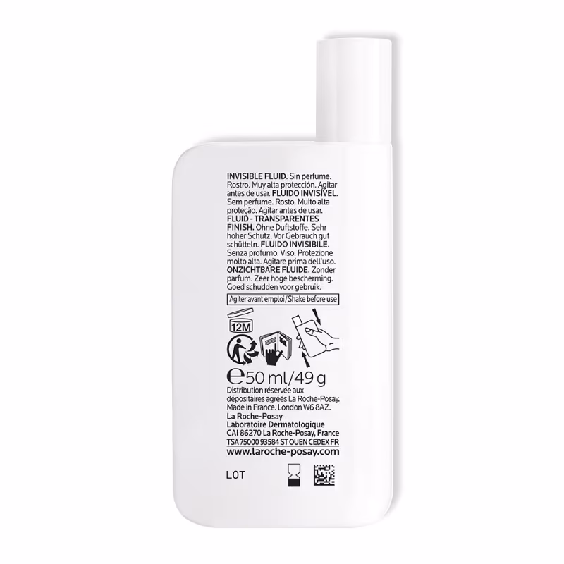 La Roche-Posay - Anthelios UVMUNE400 - Invisible Fluid SPF50+ Ultra-light Sunscreen for Sensitive Skin