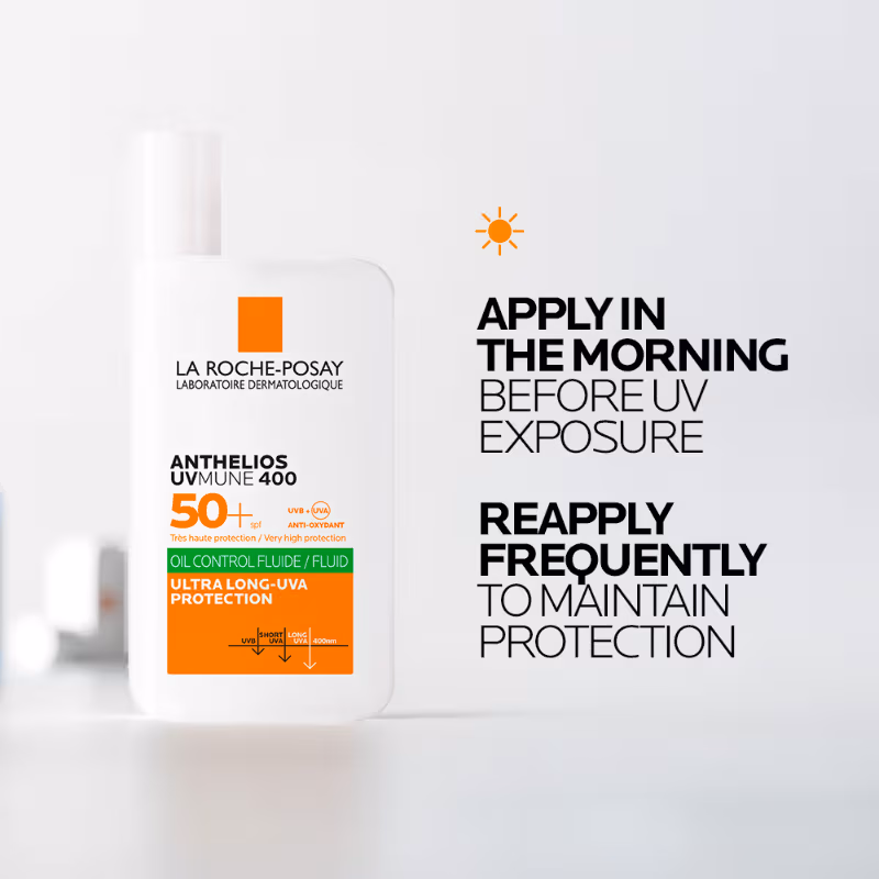 La Roche-Posay - Anthelios UVMUNE400 - Oil Control SPF50+, Mattifying Sunscreen for Oily Skin.